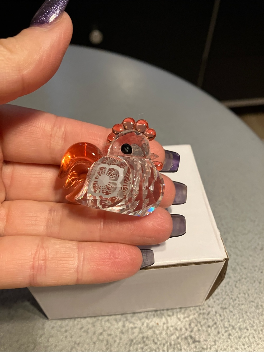 Swarovski Lovlot Crystal Zodiac Rooster Ko Ko Figurine